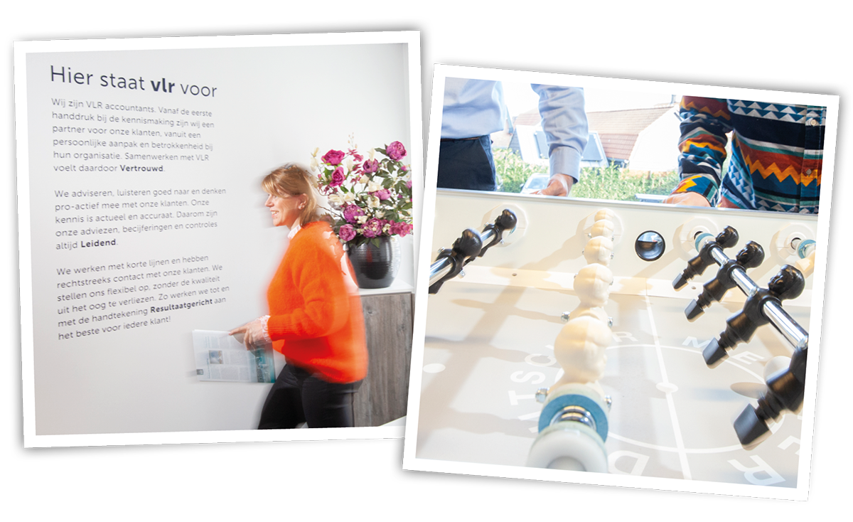 Impressie werkomgeving VLR accountants
